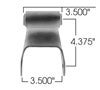Rear of Rear - Leaf Spring Shackle - M1728